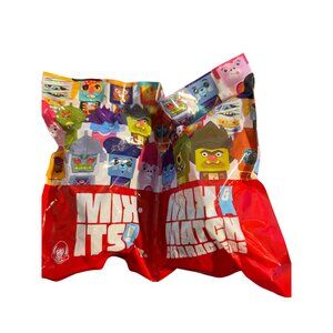 Wendy's Mix Its Character Kids Meal Toy Mix Match Set #1 New Sealed